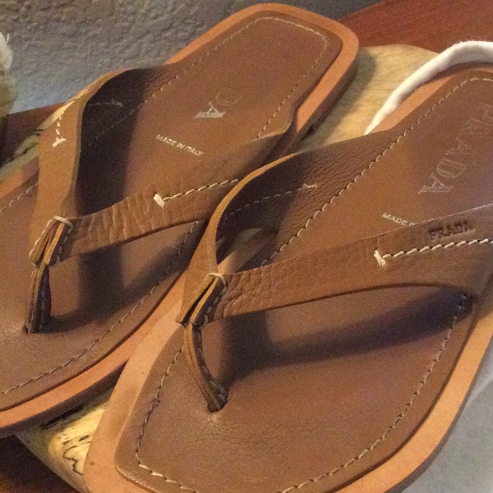 Prada leather flip flops - Picture 4 of 9